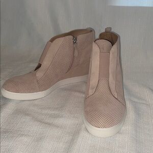 Paolo light dusty pink wedge Sneakers